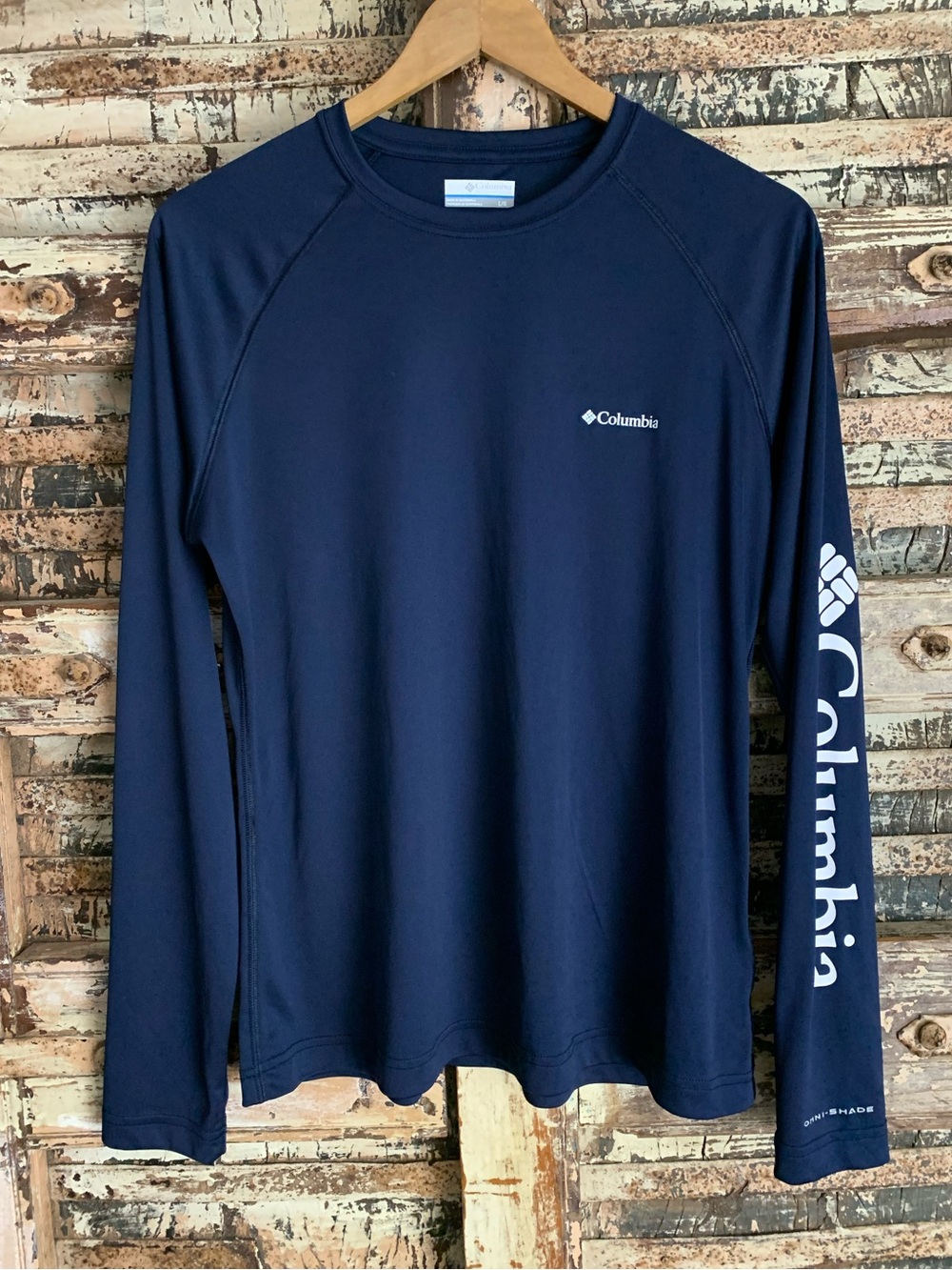 Columbia PFG Terminal Tackle Long Sleeve Performance Shirt Navy Blue, Men’s L